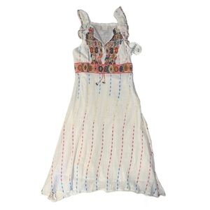 Altar'd State Women’s Andra Embroidered Cotton Dress Size Small NWT Boho